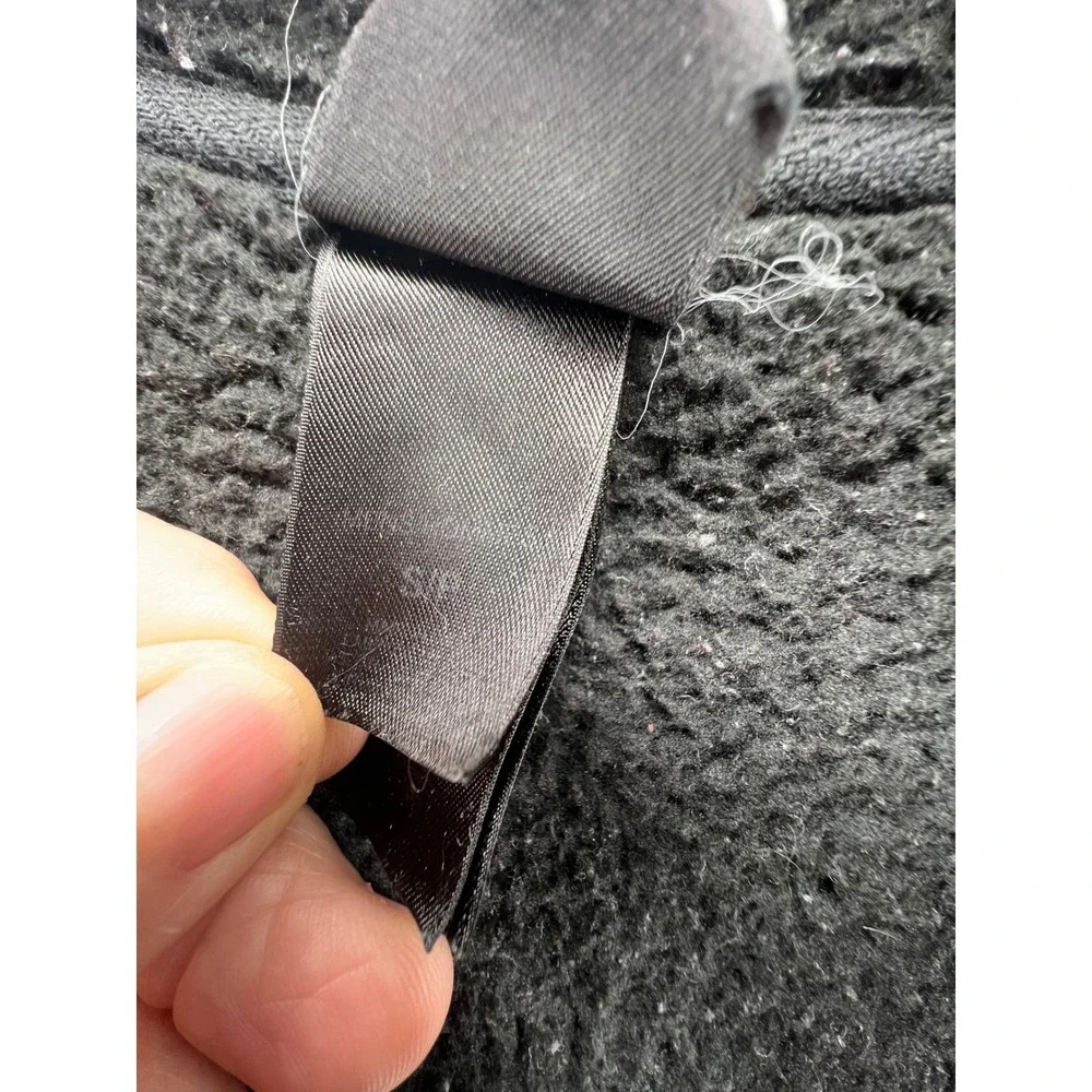 The North Face Boys Fleece‎ Lined Full Zip Hoodie Green Sherpa Hooded Jacket S